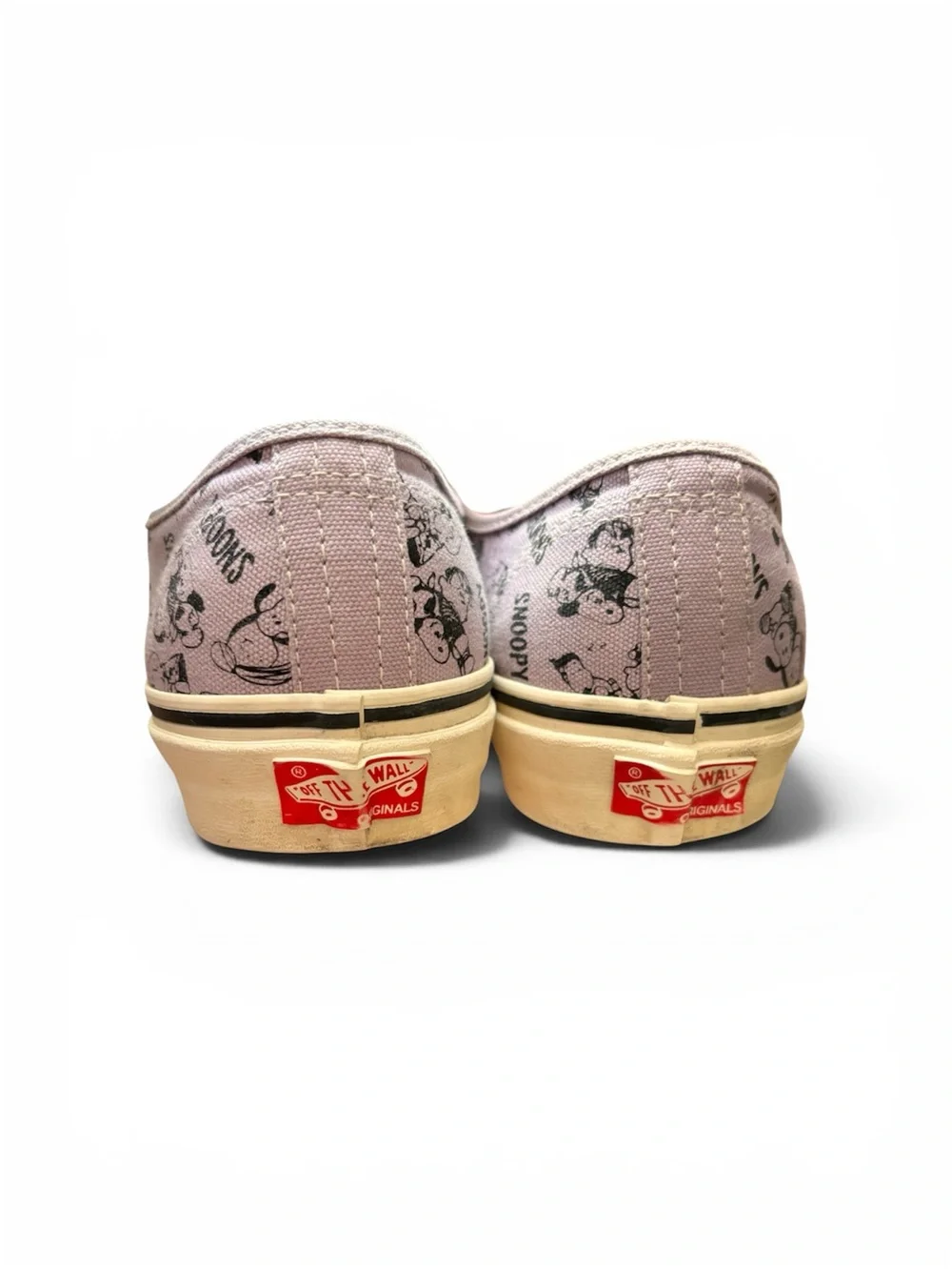 Peanuts Vault Vans Snoopy And Gang Sneakers Lavender Mens